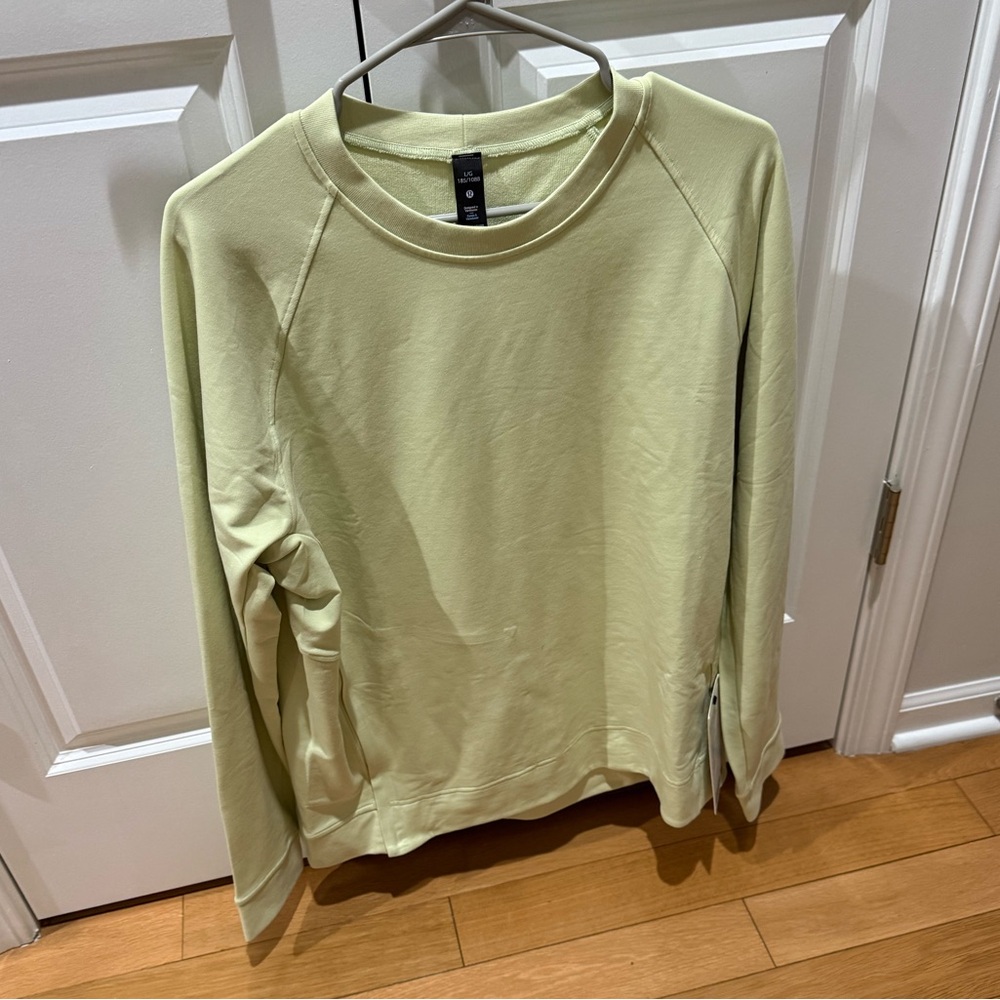 Lululemon Light Green Crewneck Sweatshirt